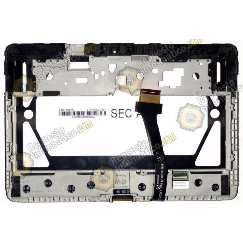 Pantalla (lcd+tactil+marco) Galaxy P7500/P7510 NEGRA (Tab 10.1) - Directo de Fabrica