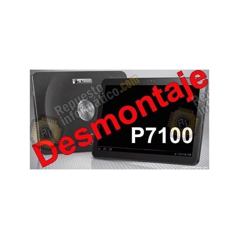 Pantalla completa para Samsung Galaxy Tab 10.1 (P7100) (BLANCO) (DESMONTAJE)