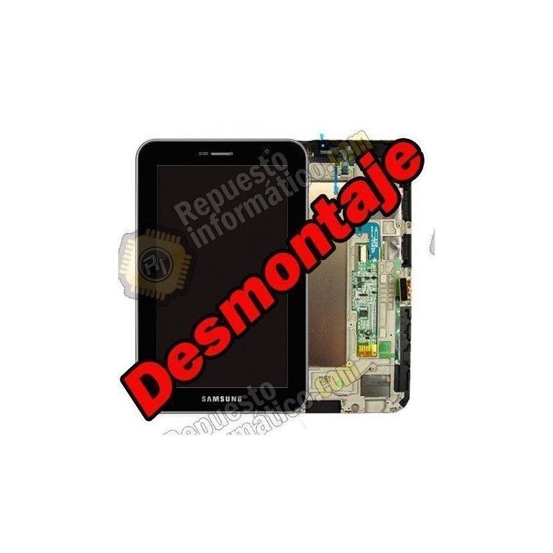 Pantalla negra (Lcd+tactil+marco) Galaxy P6200/P6210 (desmontaje)