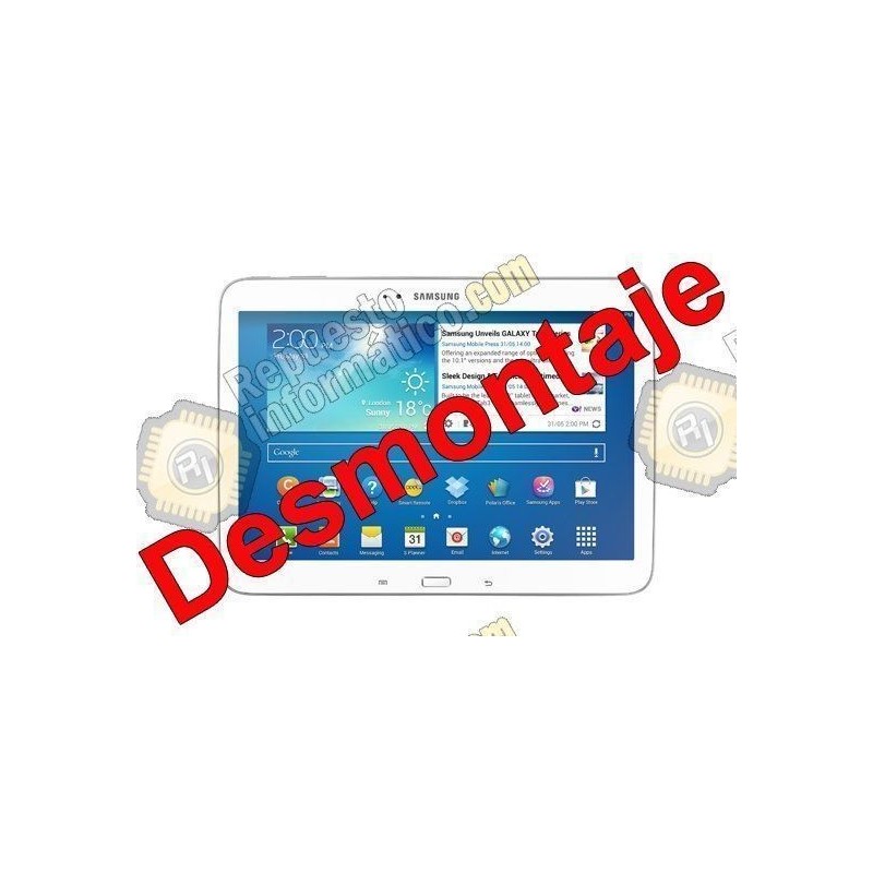 Pantalla (lcd+tactil+marco) Galaxy Tab 3, P5200, P5210 (BLANCO) (DESMONTAJE)