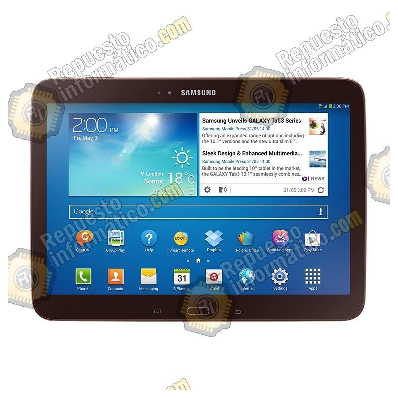Pantalla Marrón (Lcd + Táctil + Marco) Galaxy Tab 3 10.1 (P5200/P5210) - Directo de Fabrica