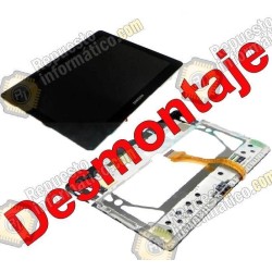 Pantalla (LCD+Tactil+MARCo) GALAXY TAB 2 P5100 (NEGRO) (DESMONTAJE)