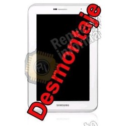 Pantalla (lcd+tactil+marco) Tablet Samsung P3110 (WIFI)  (BLANCO) (DESMONTAJE)