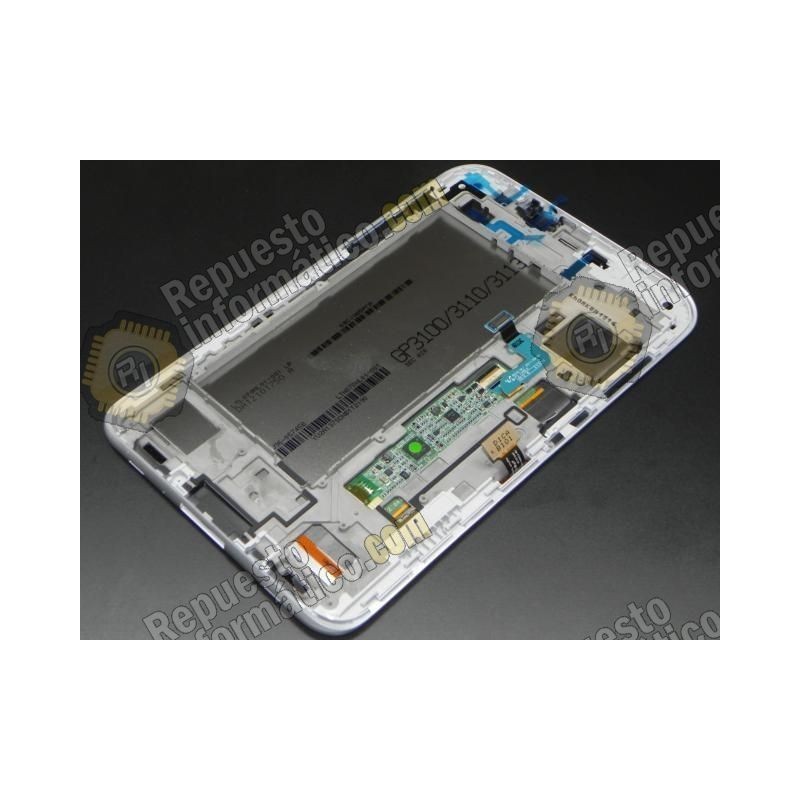 Pantalla (Lcd + Táctil + Marco) Galaxy Tab 2 (P3100) Negra - Directo de Fabrica