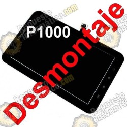 Pantalla completa para Samsung Galaxy Tab P1000 (NEGRA) (DESMONTAJE)