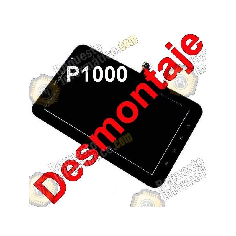 Pantalla completa para Samsung Galaxy Tab P1000 (NEGRA) (DESMONTAJE)