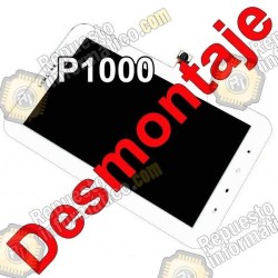 Pantalla completa para Samsung Galaxy Tab P1000 (BLANCO) (DESMONTAJE)