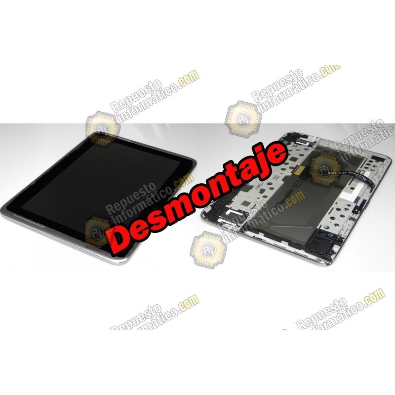 Pantalla (lcd+tactil+marco) Galaxy Note 10.1 N8000 (NEGRO) (DESMONTAJE)