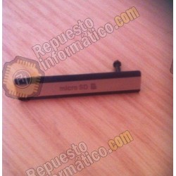 Tapa bandeja MicroSD para Sony Xperia Z2 (GRIS)