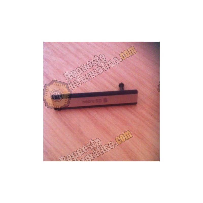 Tapa bandeja MicroSD para Sony Xperia Z2 (GRIS)