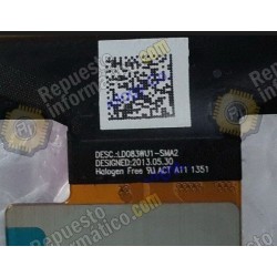 Pantalla (lcd+tactil) LG G PAD V500 blanca