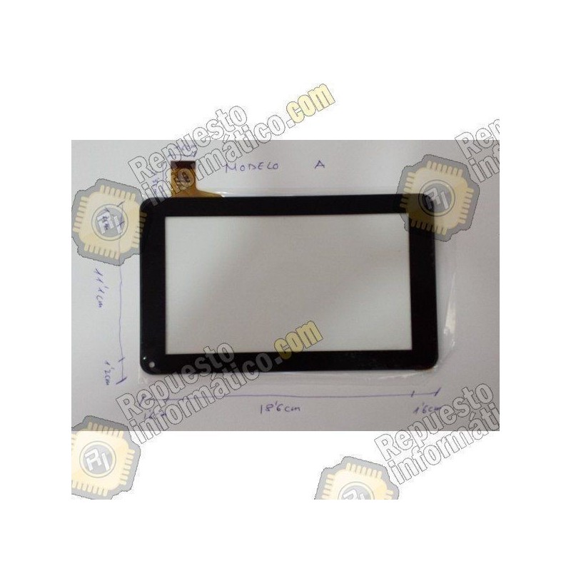 TACTIL UNIVERSAL TABLET CHINA 7" (MODELO A) NEGRO