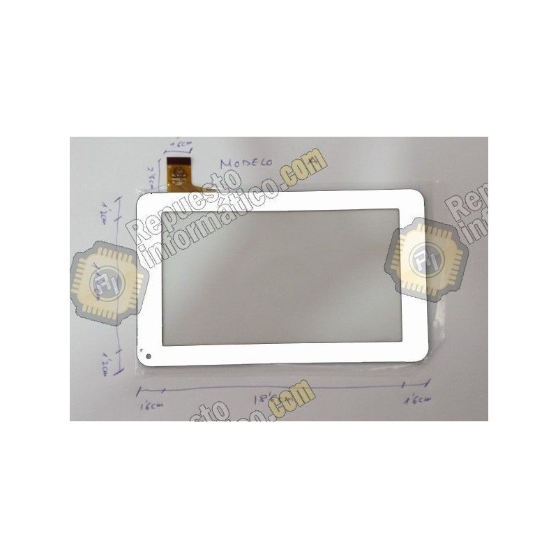 TACTIL UNIVERSAL TABLET CHINA 7" (MODELO A) BLANCO