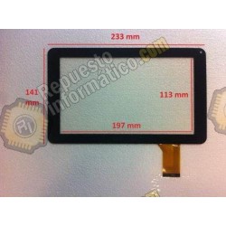 Pantalla tÃ¡ctil de 9 pulgadas CTouch (GT10PH725 HXS) (MODELO N6)