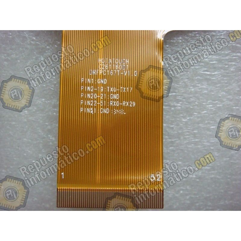 TACTIL NEGRO  (C261160D1) (MODELO D16)