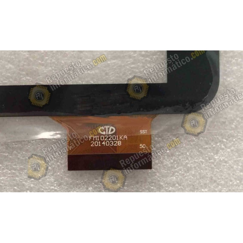 Tactil negro Tablet Generica 10.1" (FM102201KA) (MODELO D23)
