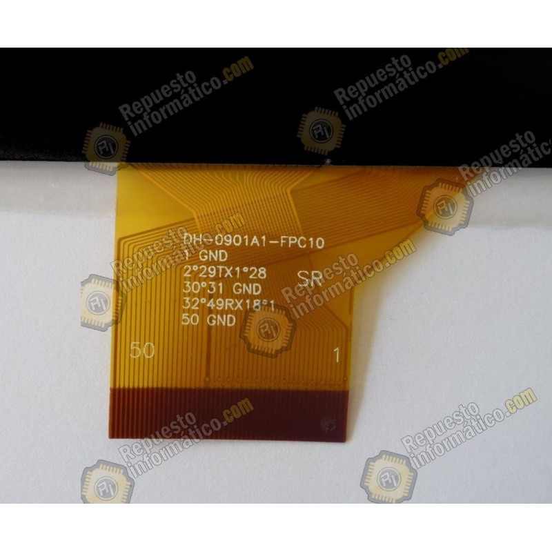 TACTIL TABLET CHINA BLANCO 10.1" DH-0901A1-FPC10 , ZHC-166A  (MODELO D25) 