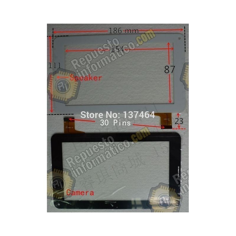 Tactil generica 7"  (FHX FM703906KD DH-0703A1-FPC04) (MODELO A31)