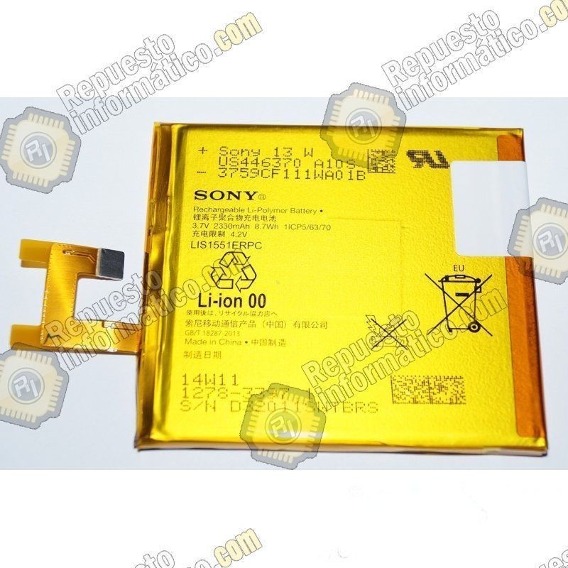 BaterÃ­a Sony Xperia M2 Aqua - dual/E3  XPERIA Z (SWAP)