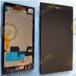 Pantalla Completa (LCD+TÃ¡ctil+Marco) para Xperia Z Ultra (Negra)