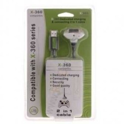 Carga y Juega 2 en 1 Xbox 360