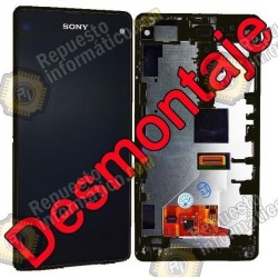 Pantalla (LCD+TACTIL+MARCO) Xperia Z1 Compact (DESMONTAJE) (NEGRO)