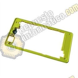 CARCASA INTERMEDIA flexible ORIGINAL Z1C COMPACT AMARILLA (Desmontaje)