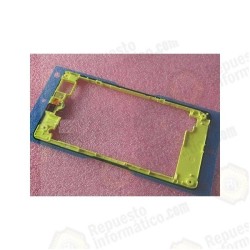 CARCASA INTERMEDIA flexible ORIGINAL Z1C COMPACT AMARILLA (Desmontaje)