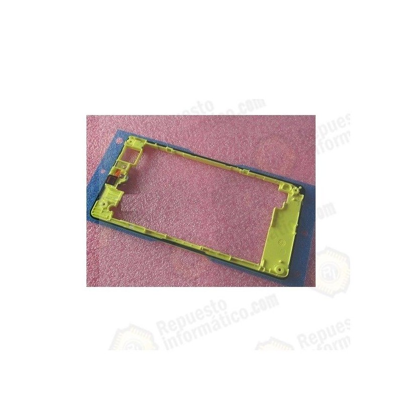 CARCASA INTERMEDIA flexible ORIGINAL Z1C COMPACT AMARILLA (Desmontaje)