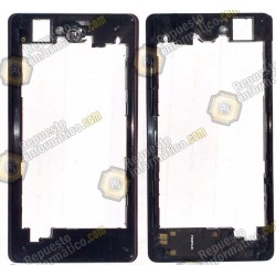 CARCASA INTERMEDIA flexible ORIGINAL Z1C COMPACT NEGRA (Desmontaje)