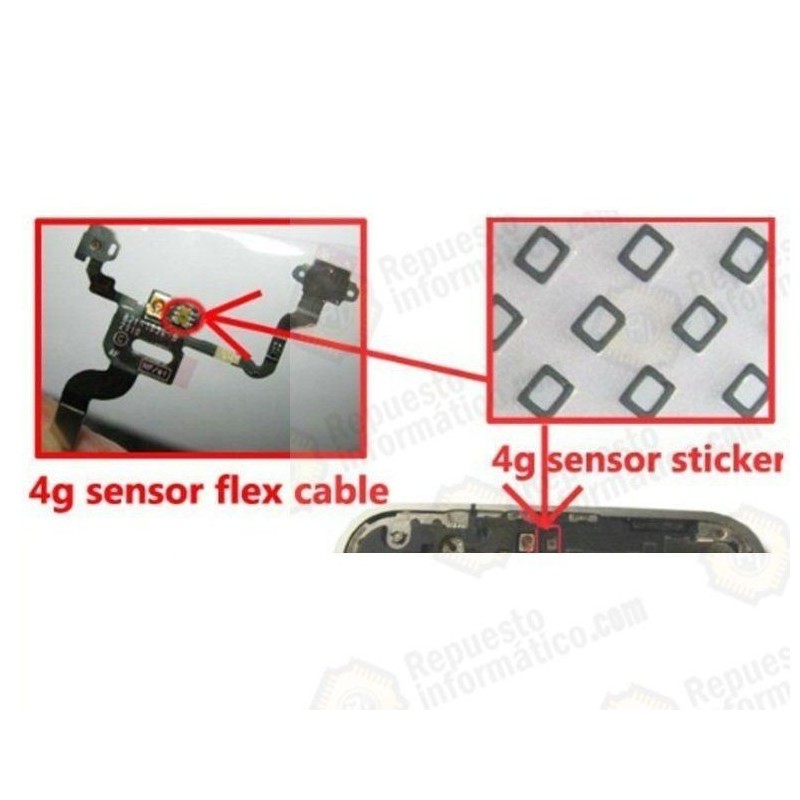 Filtro Completo Sensor Proximidad Sensor Iphone 4G/4S