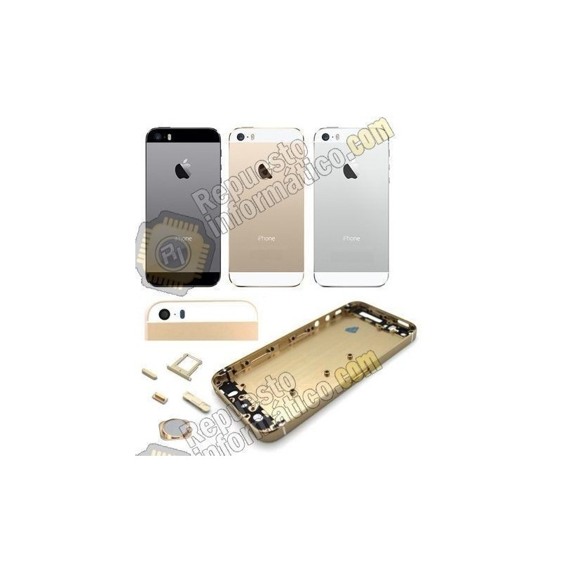 Chasis Pre-ensamblado (flex incluidos+soportes metalicos) para Iphone 5S (dorado)
