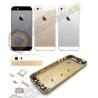 Chasis Pre-ensamblado (flex incluidos+soportes metalicos) para Iphone 5S (dorado)