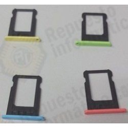 Porta Sim Colores Original Iphone 5C azul