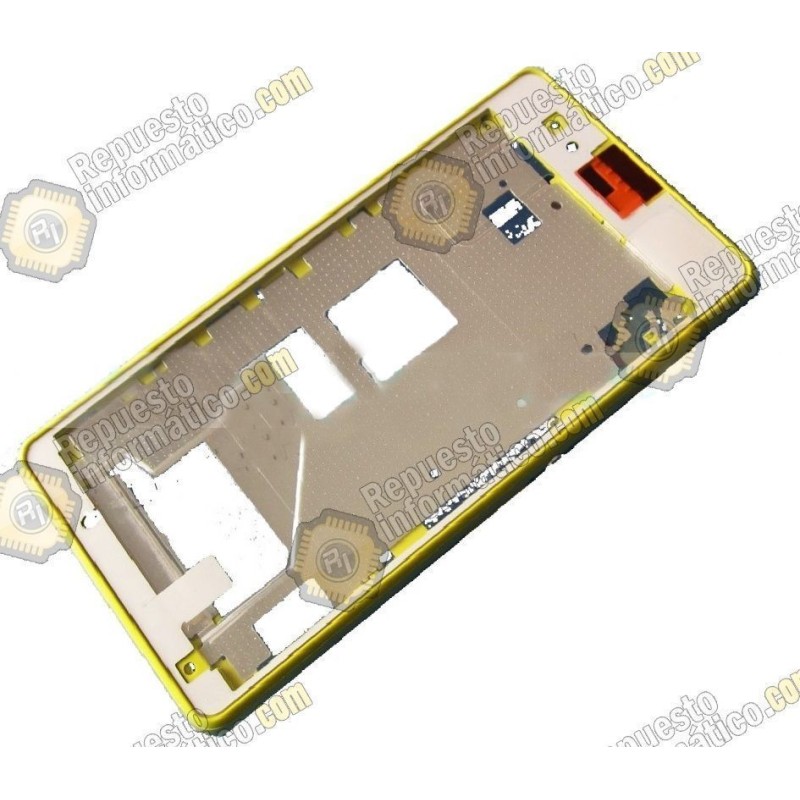 Marco frontal chasis amarillo XPERIA Z1 COMPACT (Desmontaje)