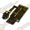 Cable flex con conector de auriculares Jack negro para Apple iPad 3, iPad 4   4G 