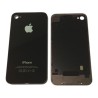 Tapa trasera cristal iPhone 4. Negra 
