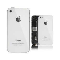 Tapa trasera cristal iPhone 4 blanca