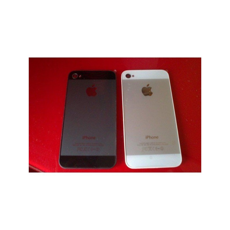 TAPA TRASERA  iPHONE 4 CONVERSIÓN iPHONE 5 NEGRA