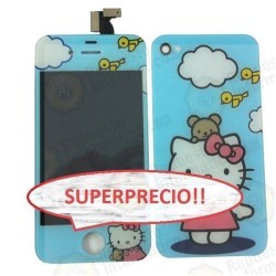 kit Iphone 4G HELLO KITTY Azul