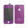 Kit pantalla LCD + Tapa trasera iphone 4G violeta