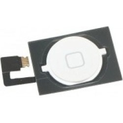 Botón menú blanco con flex para iPhone 4S