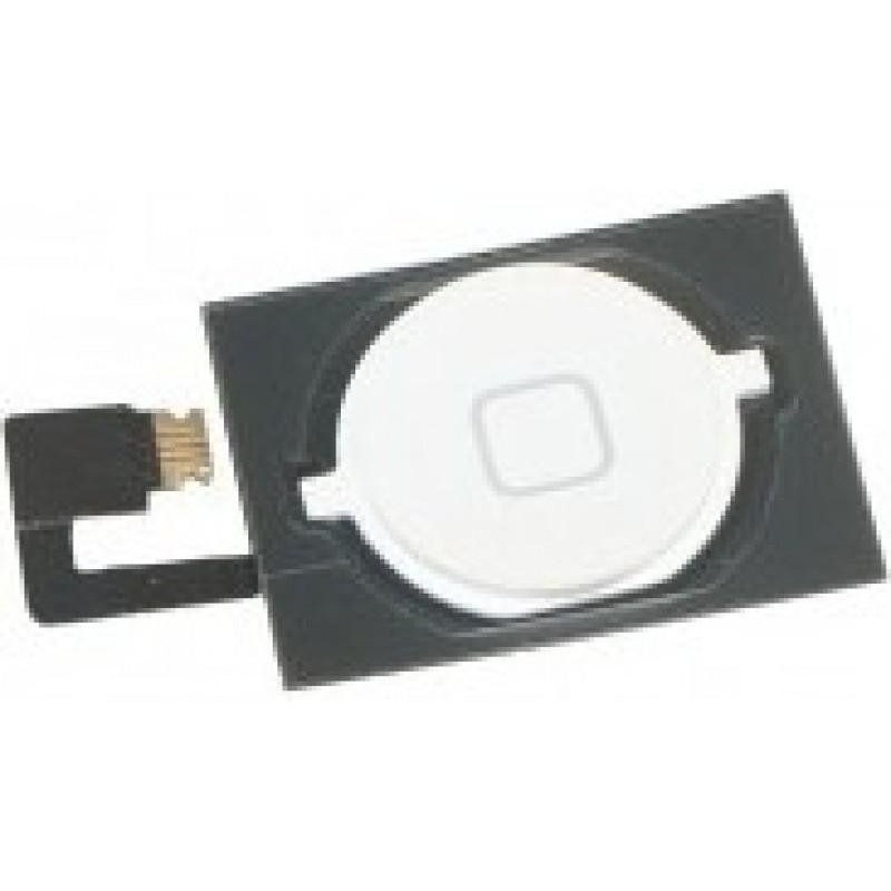 Botón menú blanco con flex para iPhone 4S