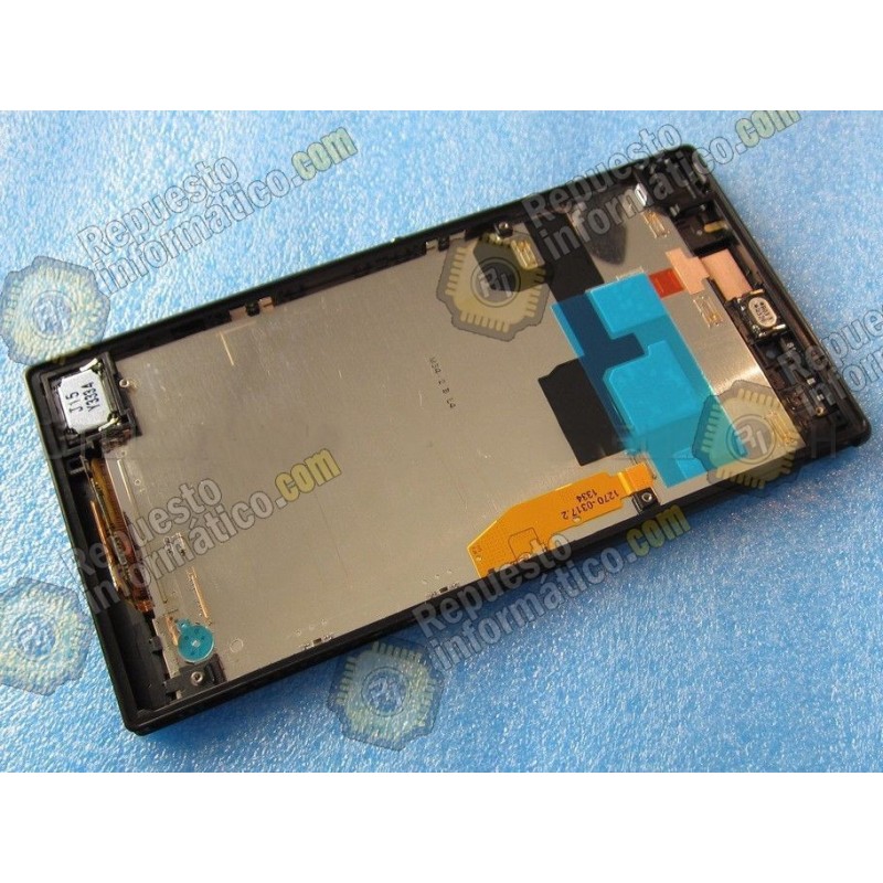 Pantalla (Lcd+tactil+marco) negra Xperia Z