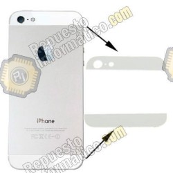 Carcasa embellecedor superior e inferior blanca iPhone 5