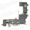 Flex conector de carga y accesorios iPhone 5S negro
