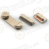 Set 3 Piezas Botones Gold original iPhone 5S 