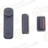 Set 3 Piezas Botones Negro original iPhone 5S