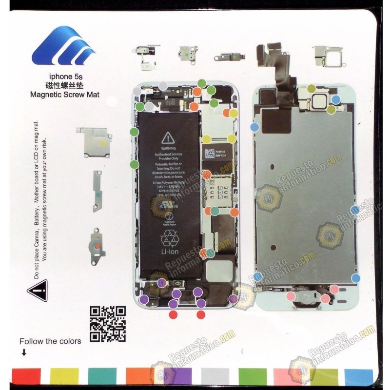 Alfombrilla de apoyo Imantada para iPhone 5S