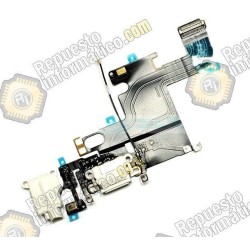 Flex Conector Carga + Micro Original Apple iPhone 6 (4.7") (BLANCO)